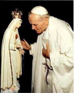 Juan Pablo II y la Virgen de Fátima