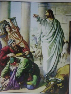 jesus y los mercaderes del templo