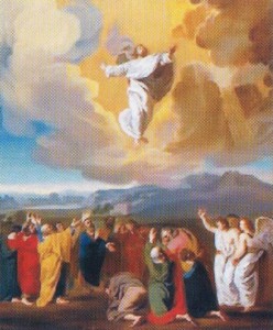 Jesus ascendiendo al cielo