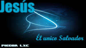 Jesus es mi salvador