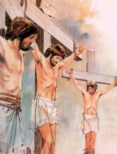 Jesus y los dos ladrones